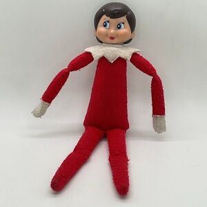 Vintage Red Elf on the Shelf